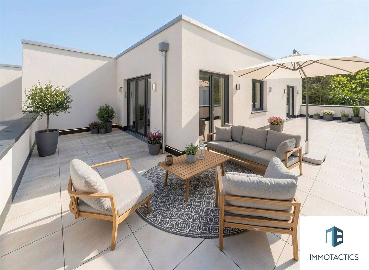 barrierefreier Penthouse-Erstbezug mit 4 Zimmer, großer Dachterrasse und QNG-Standard in Bingen, 55411 Bingen am Rhein