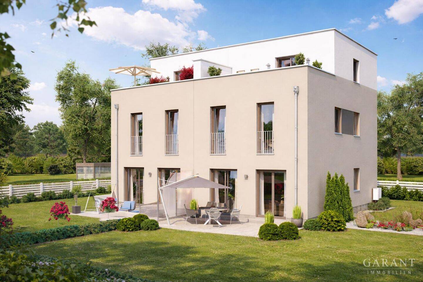 Moderne Doppelhaushälfte mit Dachterrasse, 86156 Augsburg (Bärenkeller Kriegshaber Oberhausen Pfersee)