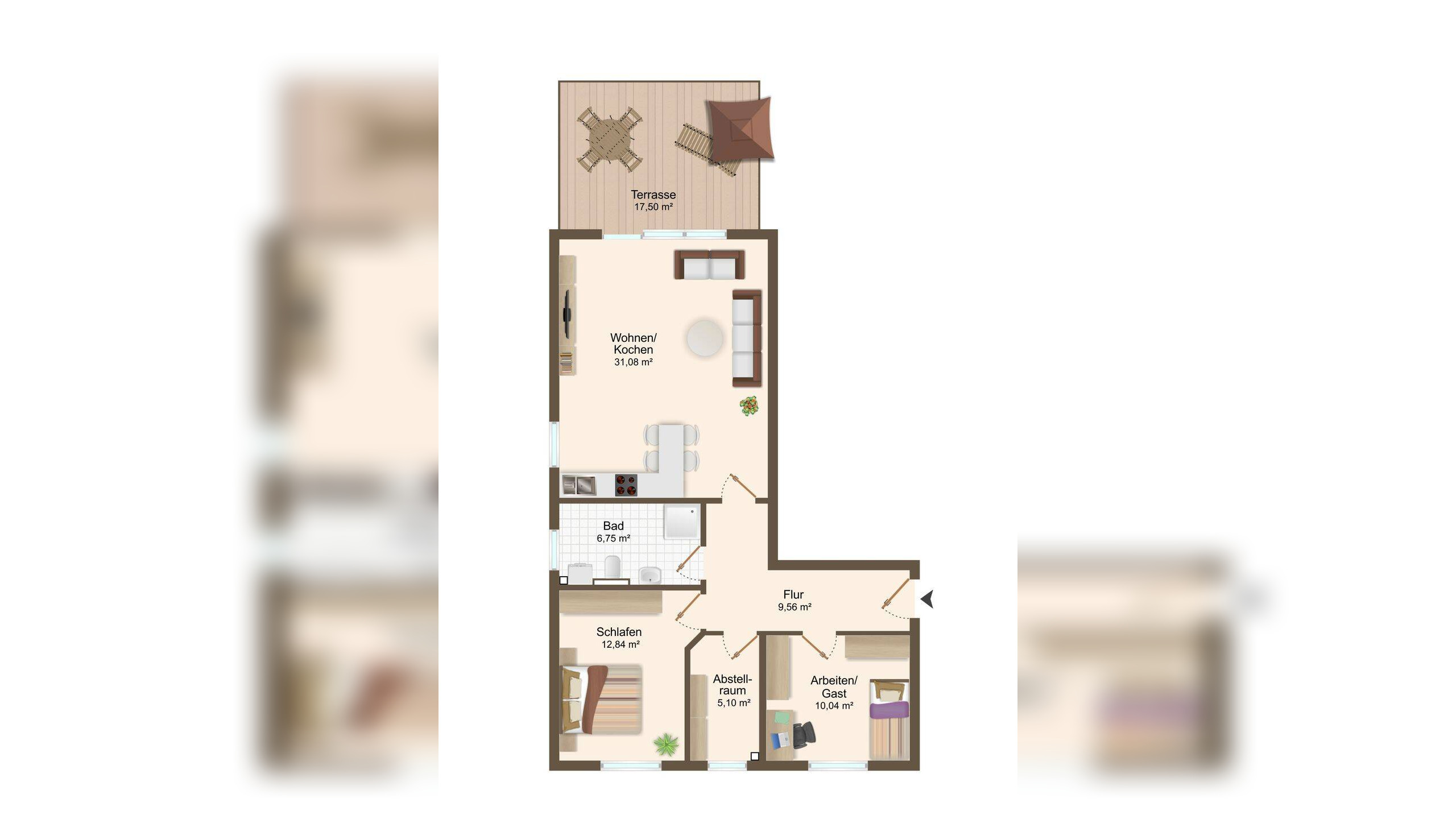 Moderne, komfortable 3-Zimmer-Wohnung mit Garten in Kühlungsborn – 18225 Kühlungsborn – Vorschaubild 6