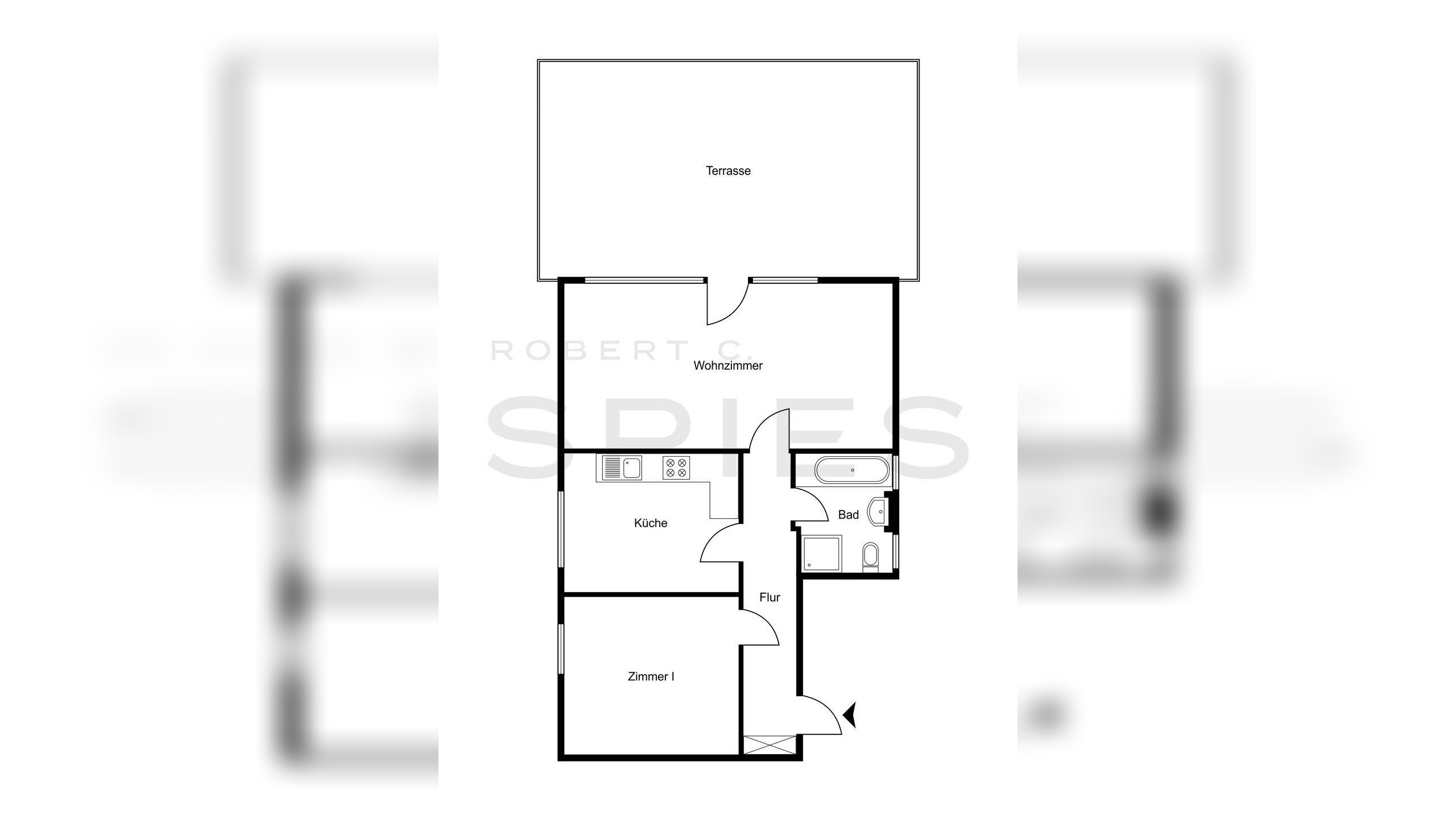 Großzügige 2-Zimmer-Wohnung im Herzen von Schwachhausen – 28213 Bremen – Vorschaubild 7