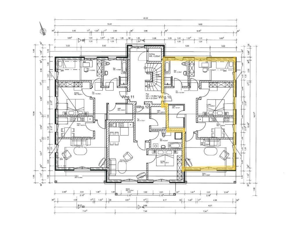 Moderne 3-Raum Wohnung mit Balkon -327- – 18273 Güstrow – Vorschaubild 8