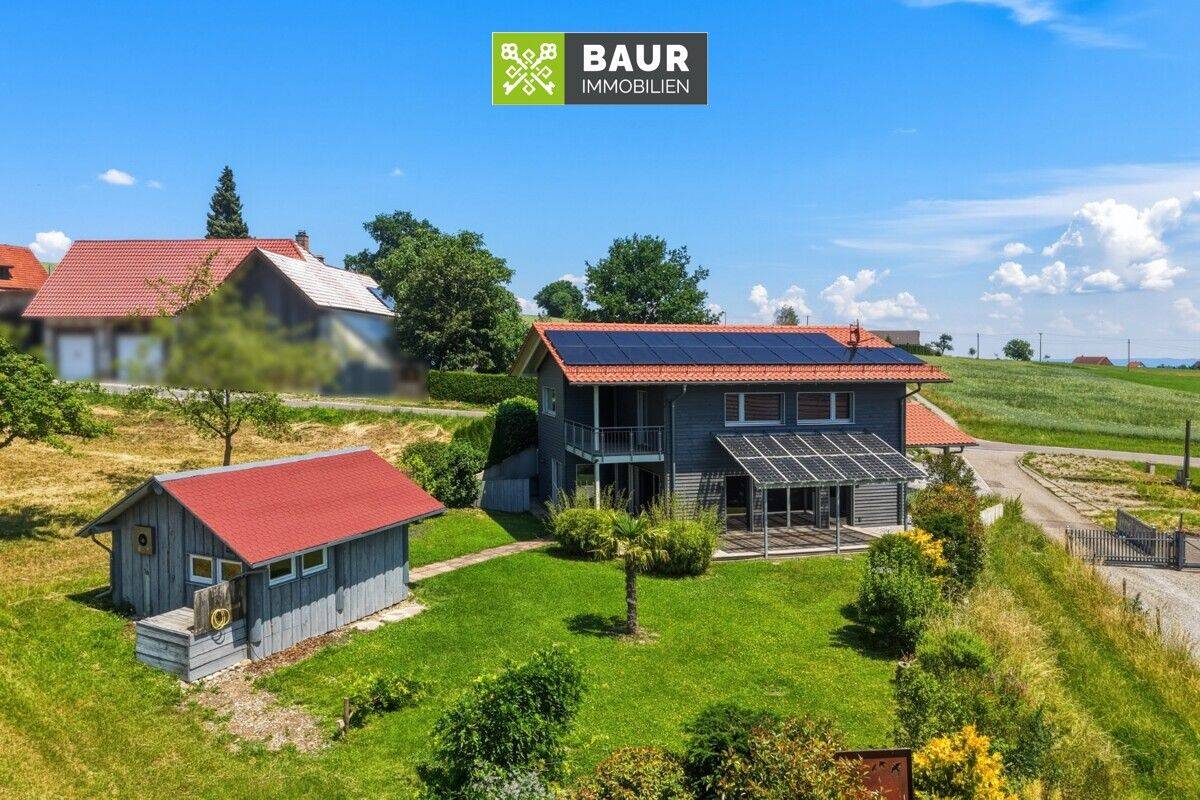 360° I Hochwertiges Baufritz-Einfamilienhaus in idyllischer Ortsrandlage von Deggenhausertal-Azenweiler, 88693 Deggenhausertal