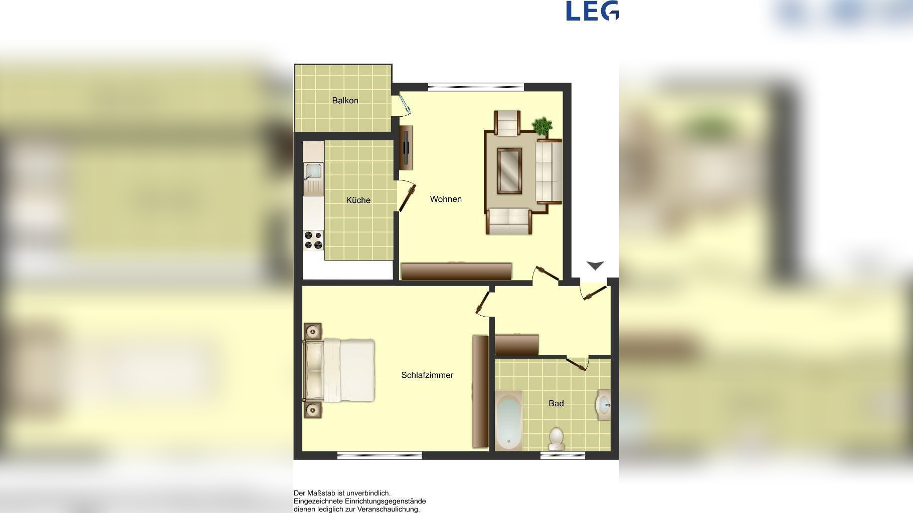 Single-Wohnung in Hamm Herringen – 59077 Hamm – Vorschaubild 2