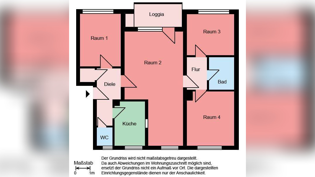 Jetzt schnell sein! Wundervolle 4-Zimmer-Wohnung mit Balkon in ruhiger Lage – 59590 Geseke – Vorschaubild 3