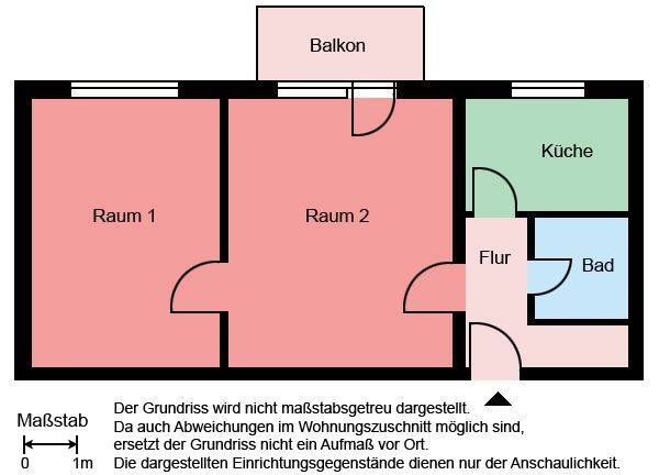 2-Zimmer-Wohnung in Plettenberg, jetzt besichtigen ! – 58840 Plettenberg – Vorschaubild 2