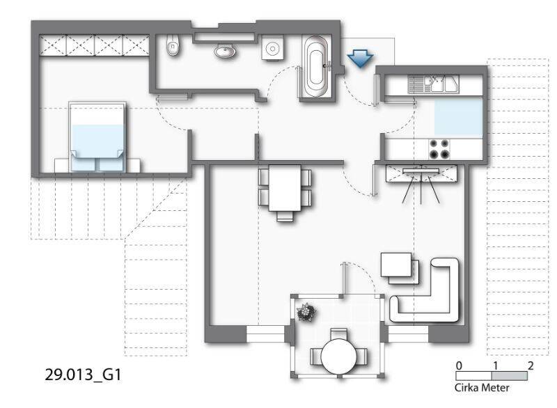 Zentrale 2-Zimmer-Wohnung mit verglaster Loggia – WBS erforderlich! – 33647 Bielefeld – Vorschaubild 9