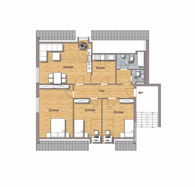 4-Zimmer unterm Dach – 70376 Stuttgart – Vorschaubild 10
