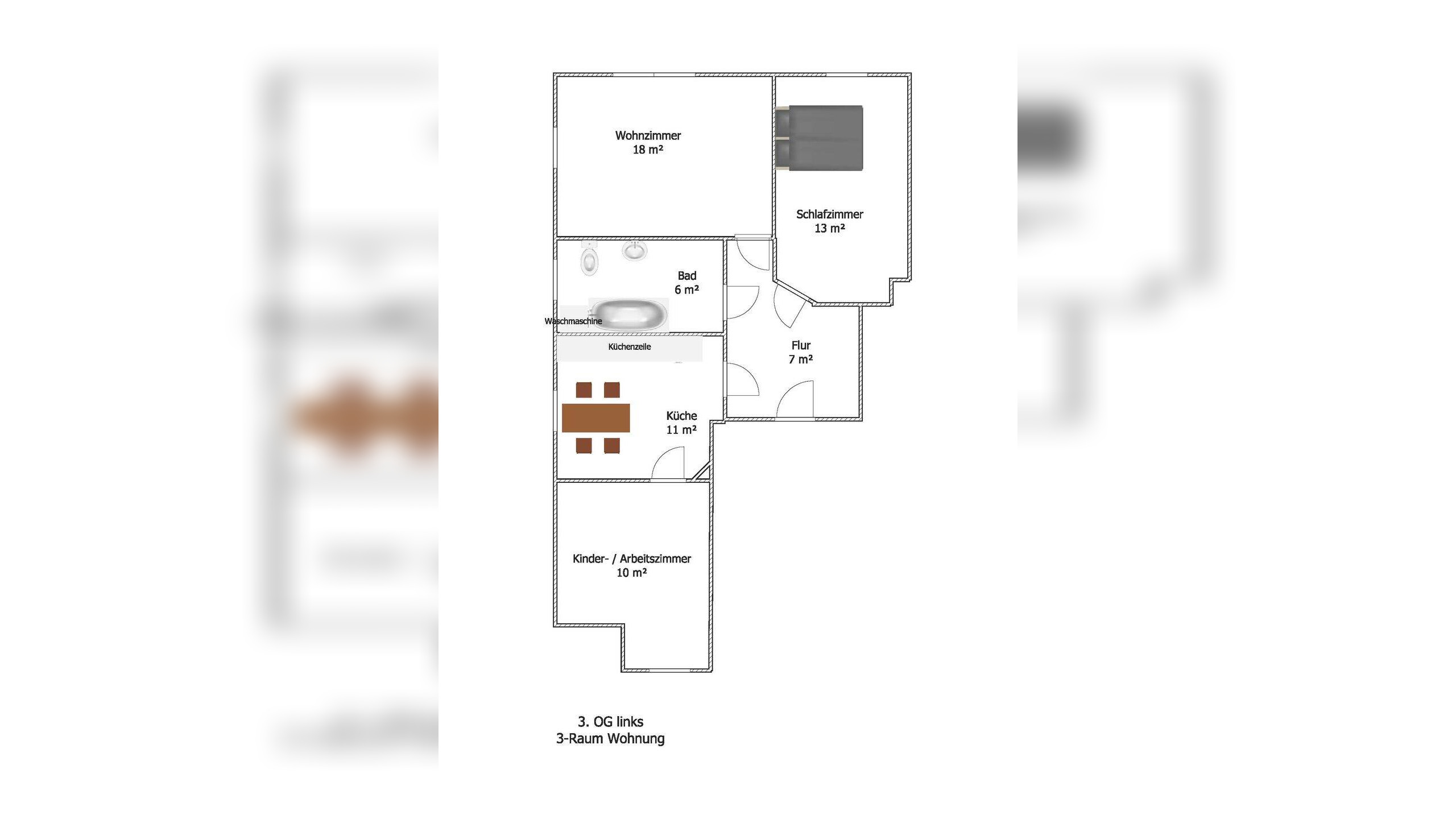 Helle, schöne 3-Raum-Wohnung im ruhigen Villenviertel Dresden-Trauchau – 1129 Dresden – Vorschaubild 9