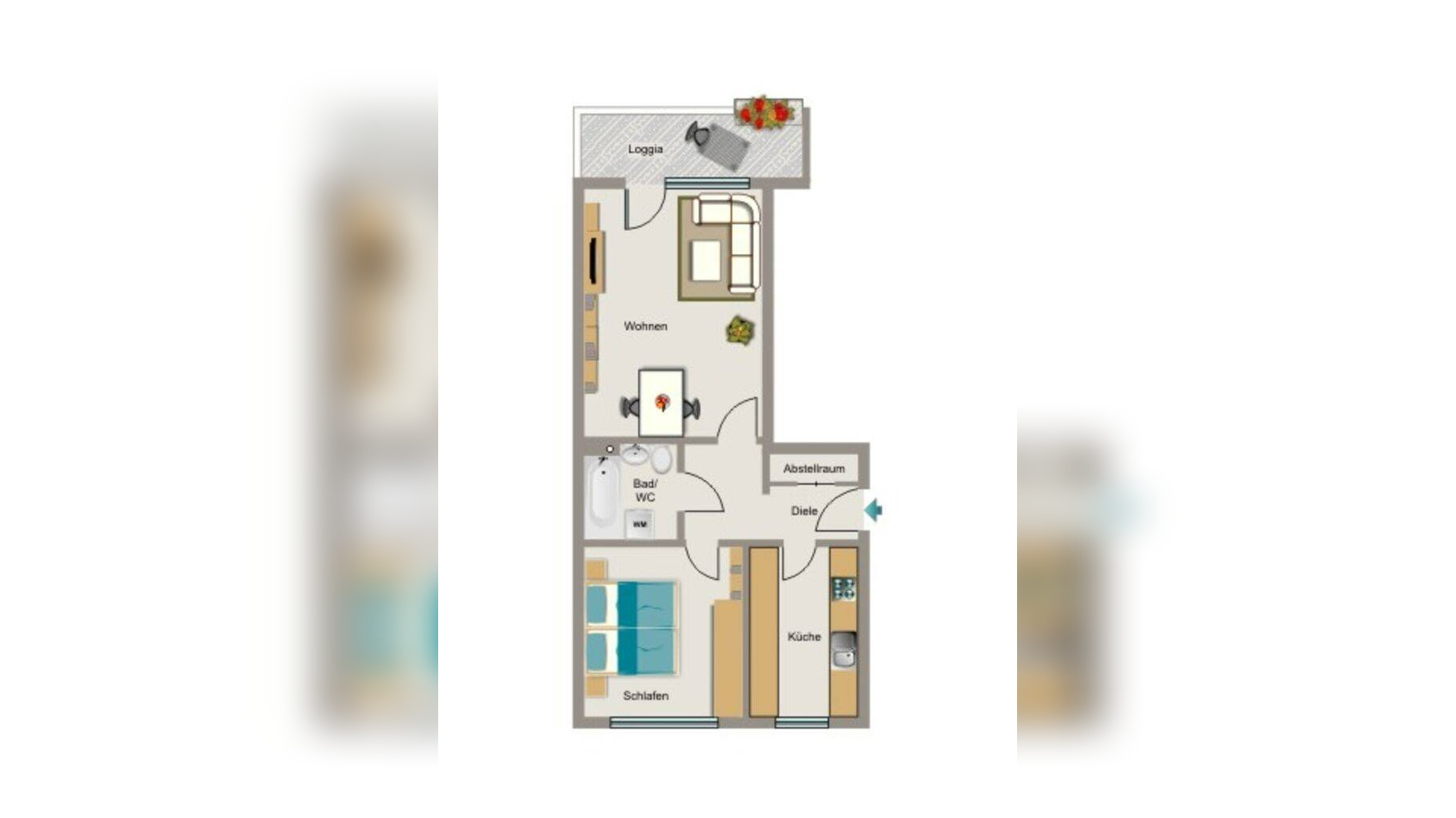 VIVAWEST modernisiert Ihre neue Wohnung. – 47178 Duisburg – Vorschaubild 2