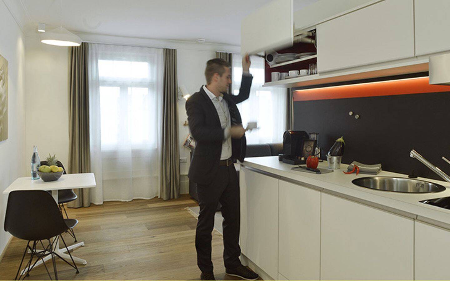 Designer Apartment im Stuttgarter Zentrum für Zeitwohnen ab 1 Monat – 70178 Stuttgart – Vorschaubild 4