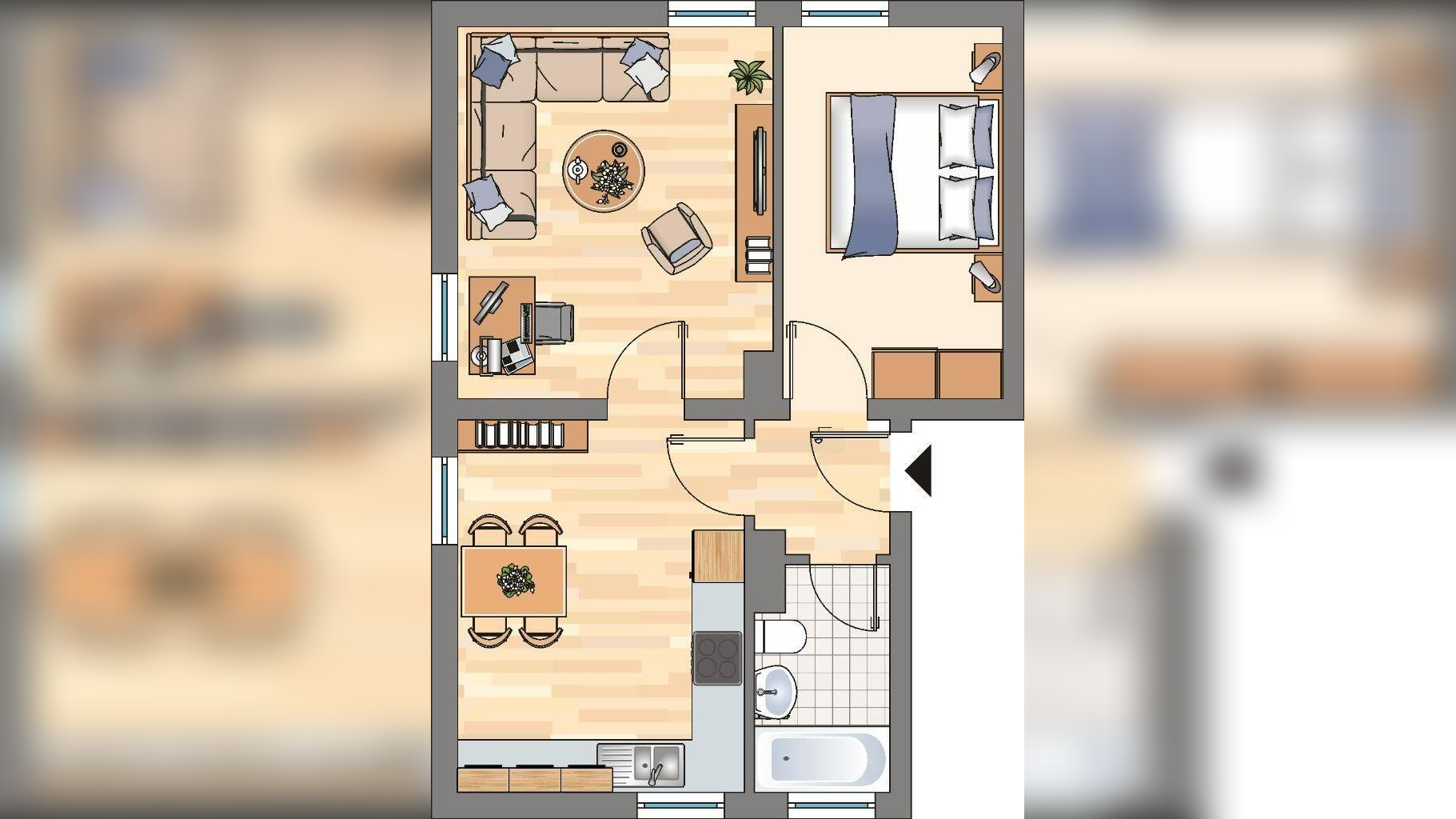 2-Zimmer-Wohnung in Dortmund Eving – 44339 Dortmund – Vorschaubild 6