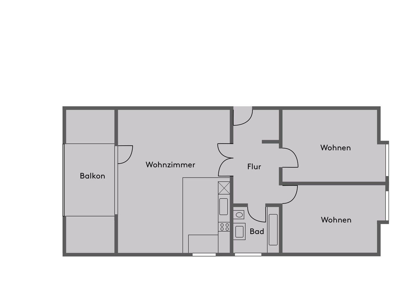 3-Zimmerwng. 2.OG (Endetage) Dachterrasse, Tiefgarage, Klein Flottbek – 22609 Hamburg – Vorschaubild 3