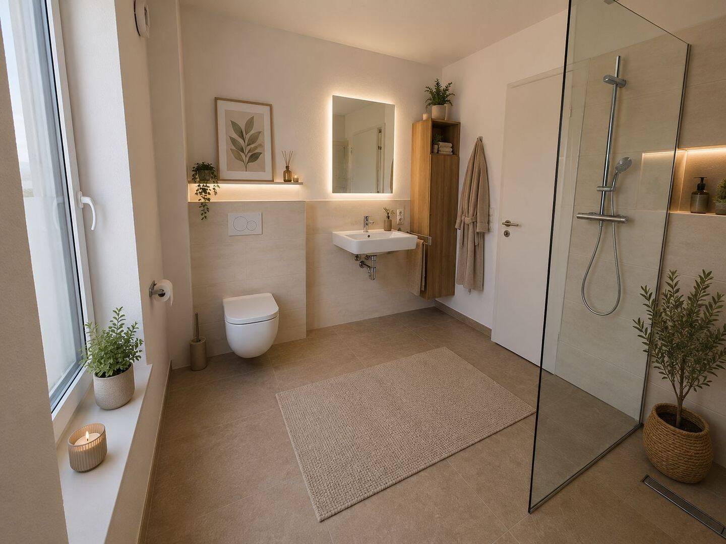 Großzügige Neubauwohnung mit Einbauküche in attraktiver Lage – 26907 Walchum – Vorschaubild 2