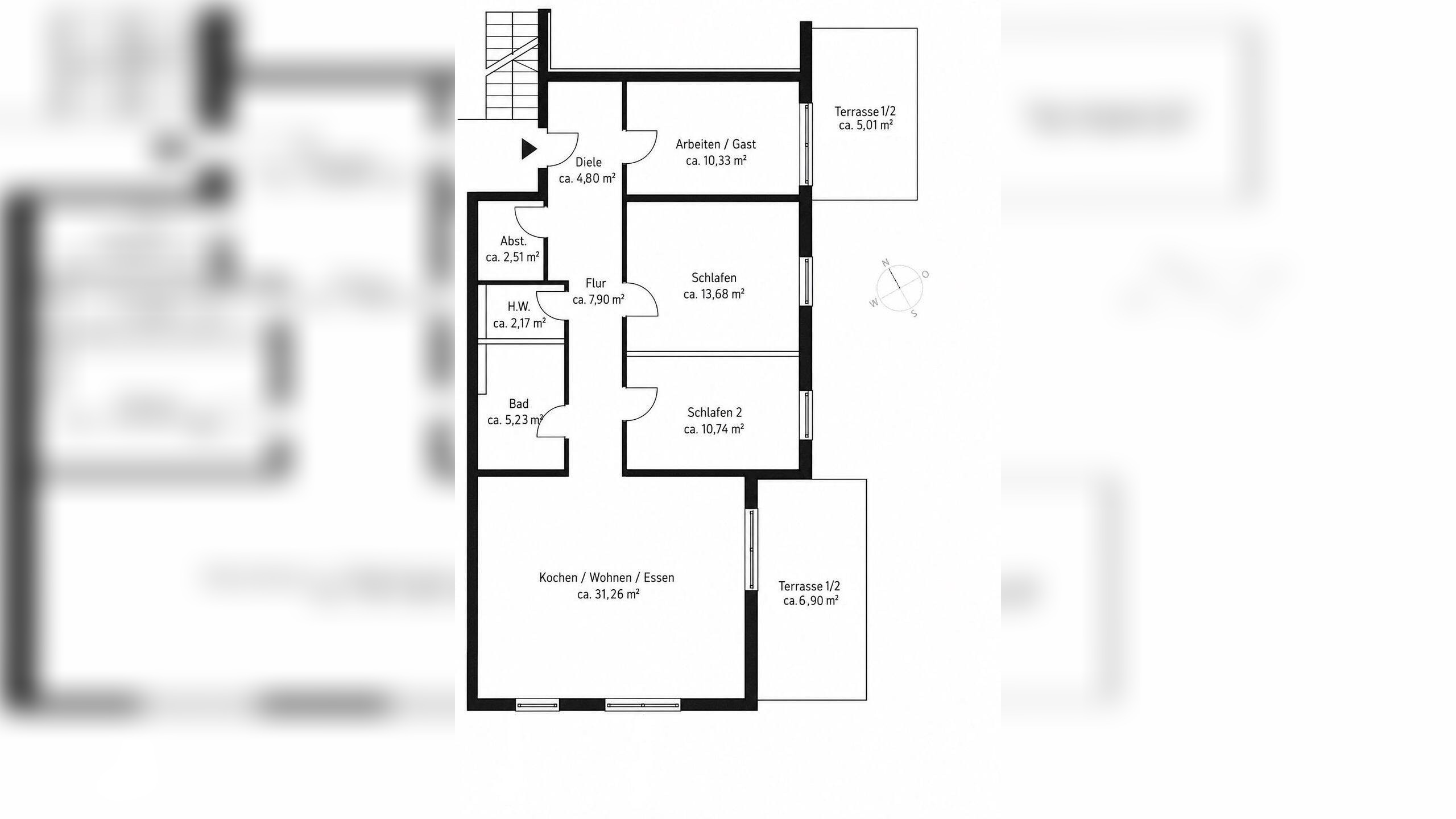 AIGNER – Neubau: Großzügige und helle 4 – Zimmer – Wohnung mit Terrasse in Feldmoching! – 80995 München – Vorschaubild 9