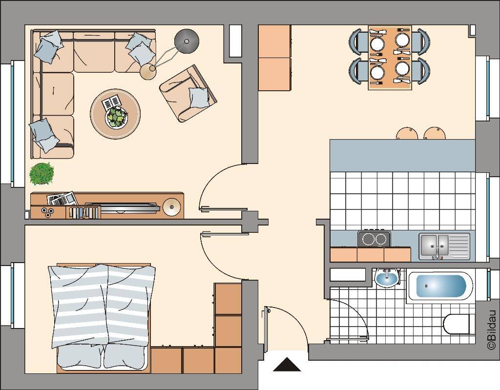Nette 2,5 Zimmer Wohnung mit neuem Duschbad und Balkon – 45892 Gelsenkirchen – Vorschaubild 5