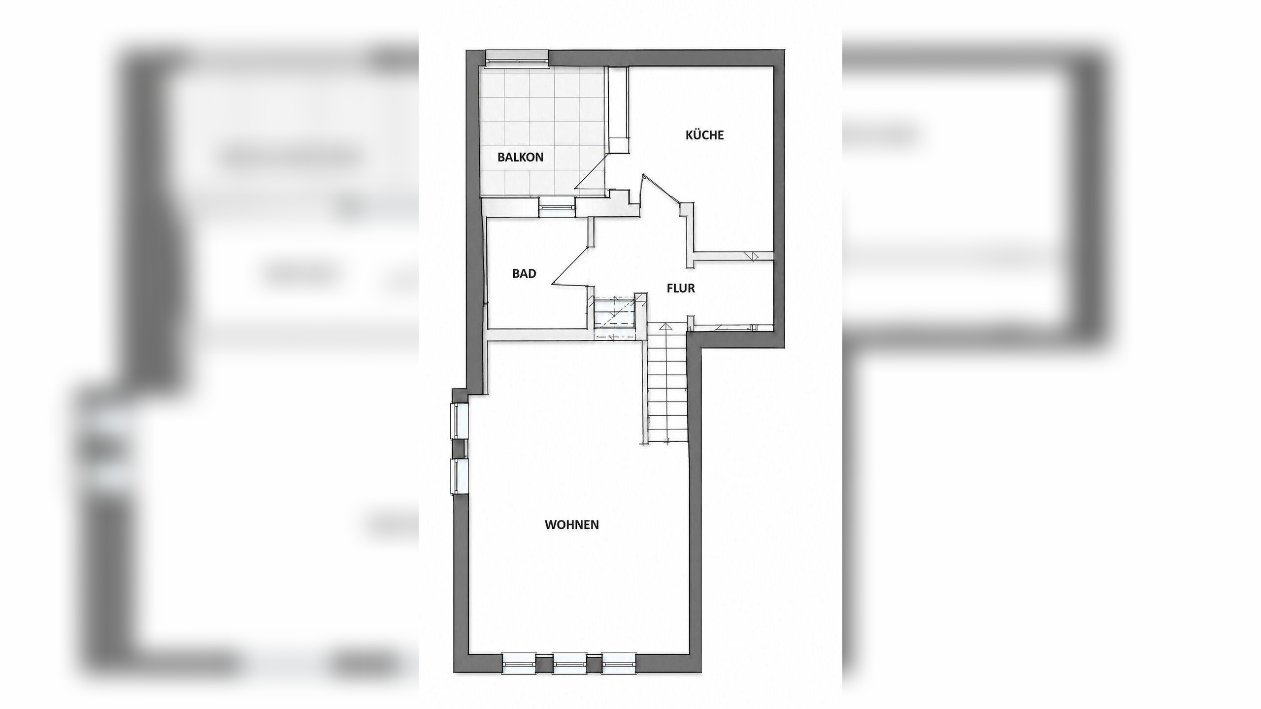 Charmante Maisonette-Wohnung mit neuer Einbauküche und Dachterrasse in Kreyenbrück – 26133 Oldenburg (Oldb) – Vorschaubild 9