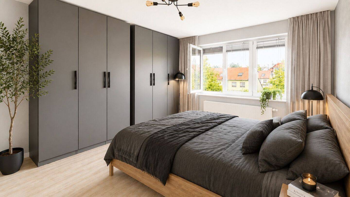 Vollmöblierte Zwei-Zimmer-Wohnung mit Balkon – 60528 Frankfurt am Main – Vorschaubild 3