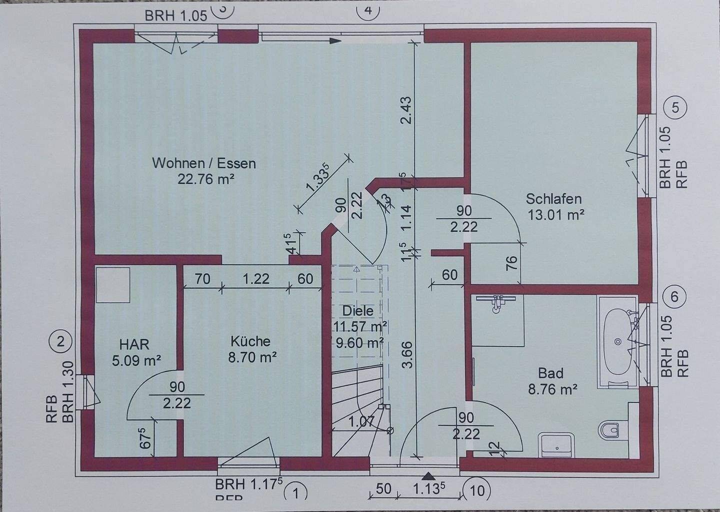 Wartenberg im Alleinauftrag: geplantes Einfamilienhaus ( individuelles Architektenhaus ) – 13059 Berlin – Vorschaubild 6