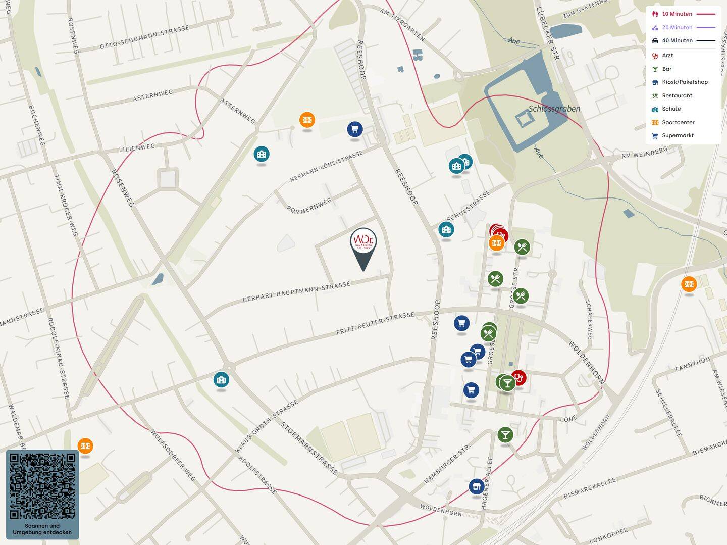Schöne 2 Zimmerwohnung zur Miete in Ahrensburg – Wentzel Dr. – 22926 Ahrensburg – Vorschaubild 7