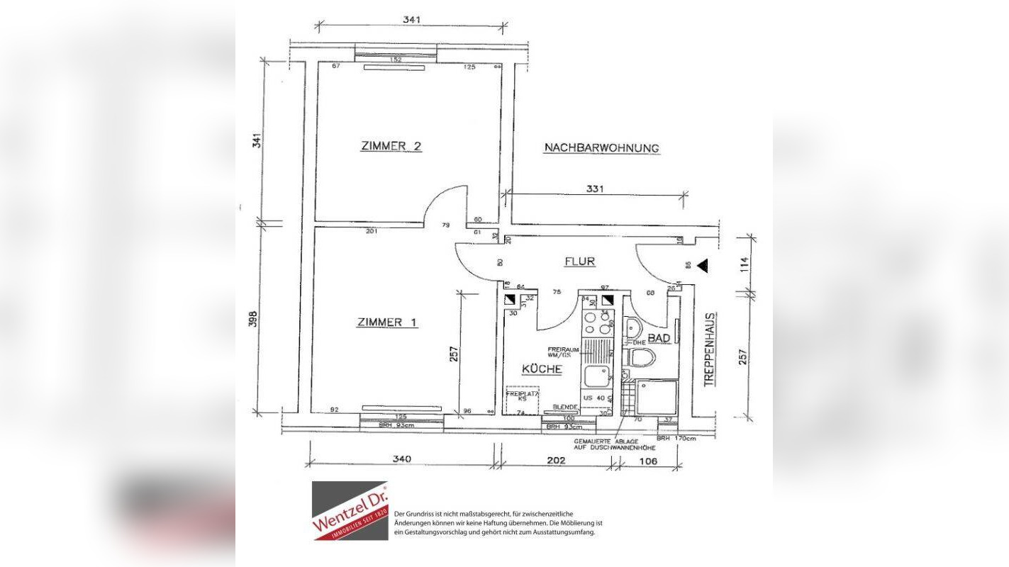 Schöne 2 Zimmerwohnung zur Miete in Ahrensburg – Wentzel Dr. – 22926 Ahrensburg – Vorschaubild 8