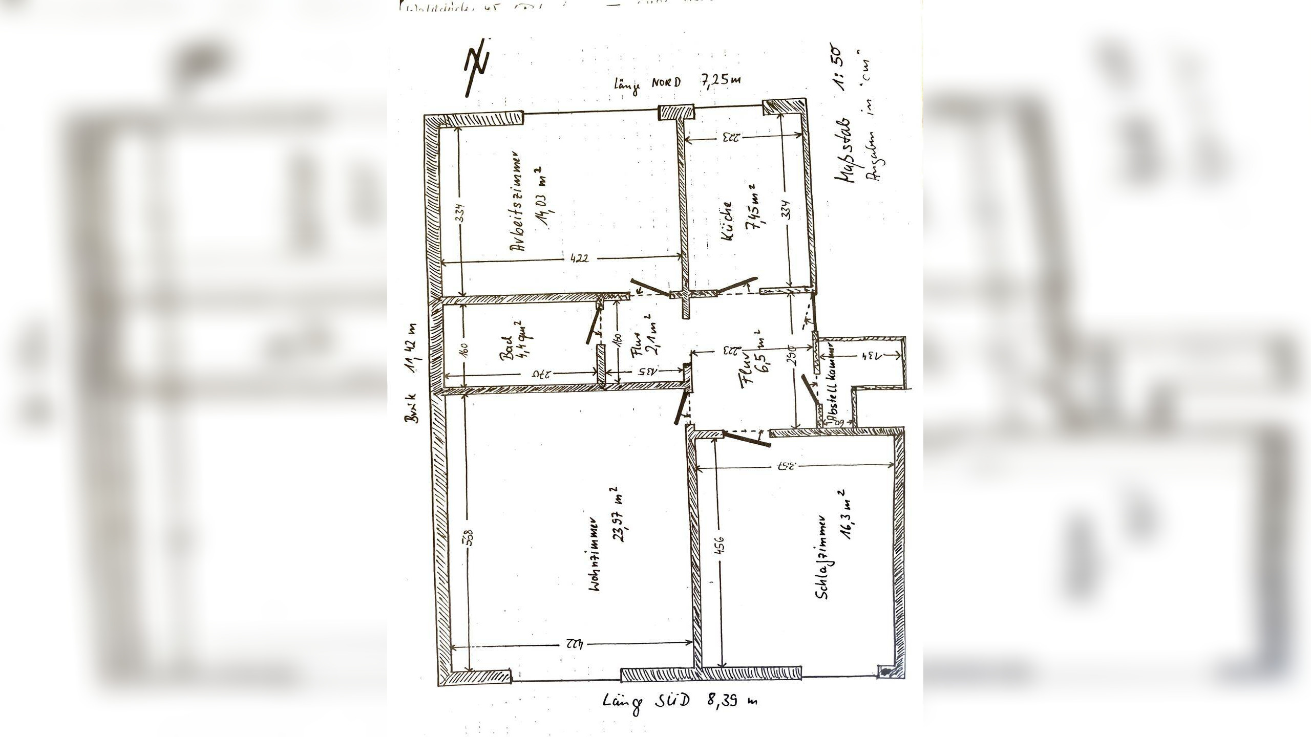 Gut geschnittene 3-Zimmer Wohnung in Hamburg Wandsbek – 22041 Hamburg – Vorschaubild 8