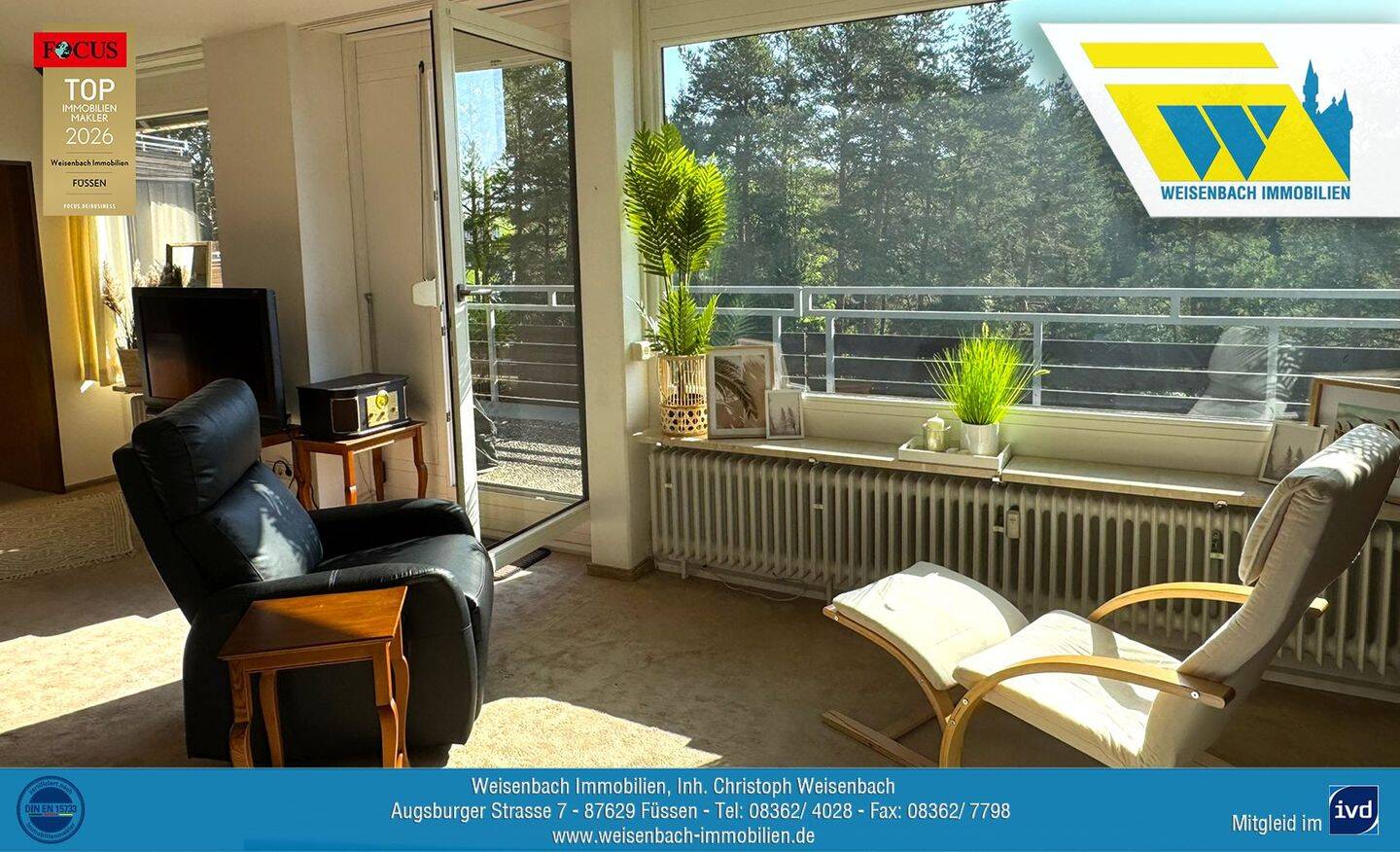 Wohnen, wo andere Urlaub machen – Möbliertes Apartment mit Wellnessbereich und Alpenblick in Füssen-Weißensee – 87629 Füssen – Vorschaubild 9