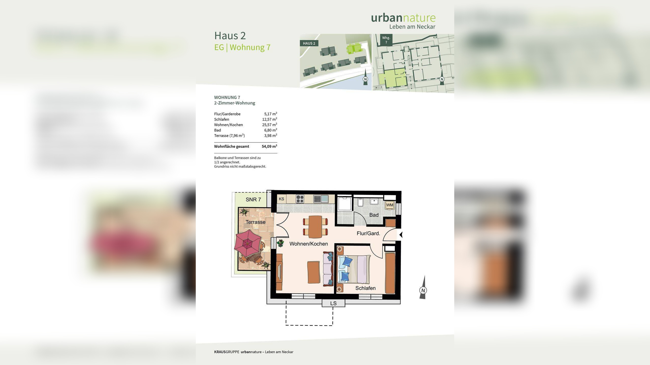 Erstbezug in urban nature- 2-Zimmer-Wohnung am Neckar – 69118 Heidelberg – Vorschaubild 8
