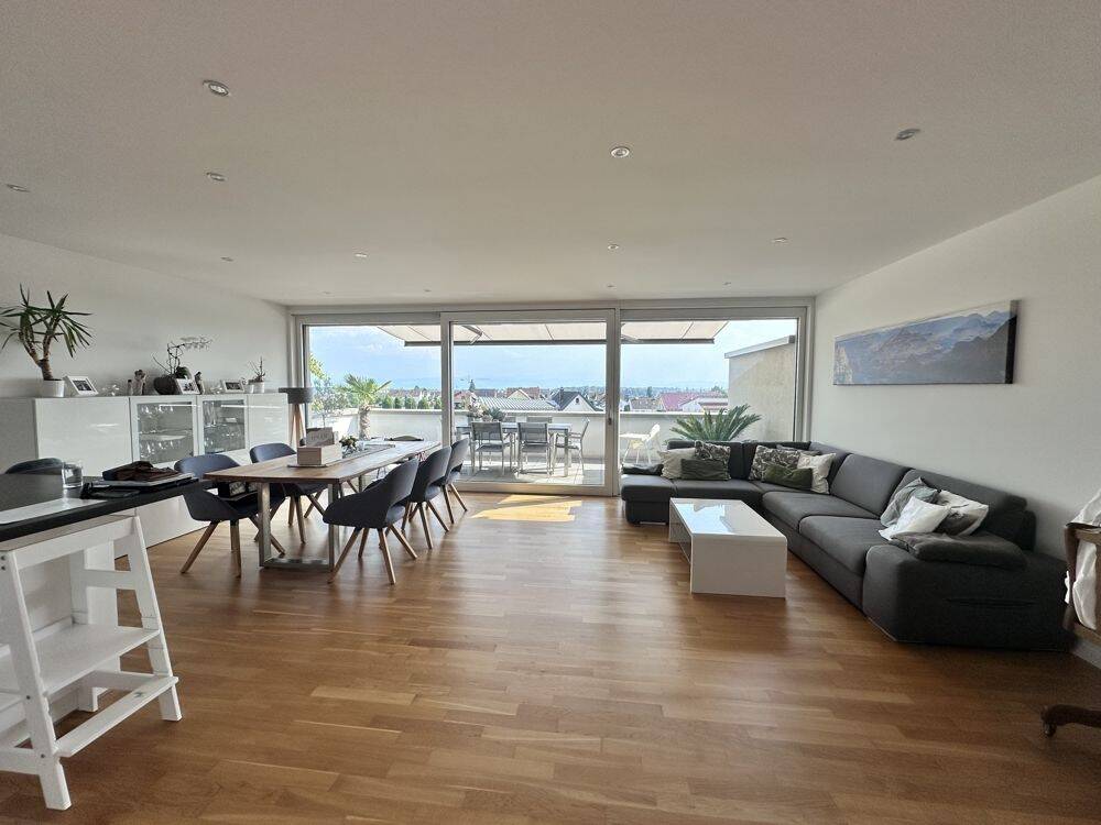 Moderne 3,5-Zimmer- Penthouse-Wohnung mit großer Dachterrasse und Blick auf den Bodensee und Alpen in FN-Ailingen – 88048 Friedrichshafen – Vorschaubild 9