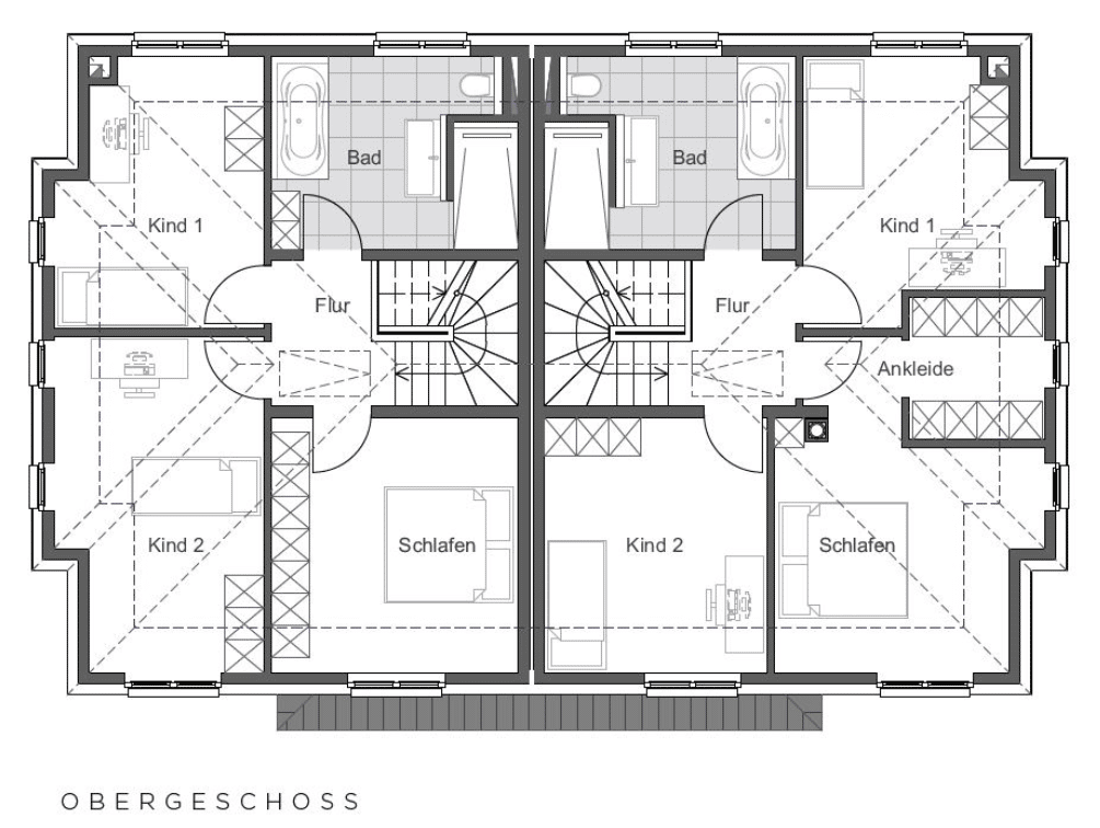 Lemsahl-Mellingstedt – Doppelhaushälfte ca. 127m² – projektiert – 20095 Hamburg – Vorschaubild 2