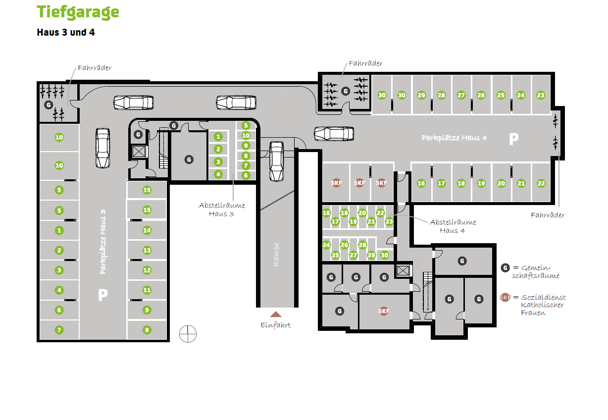 Exklusive 3-Zimmer-Neubauwohnung mit großer Fensterfront, Balkon, Aufzug & Tiefgarage in Lingen – 49809 Lingen (Ems) – Vorschaubild 5