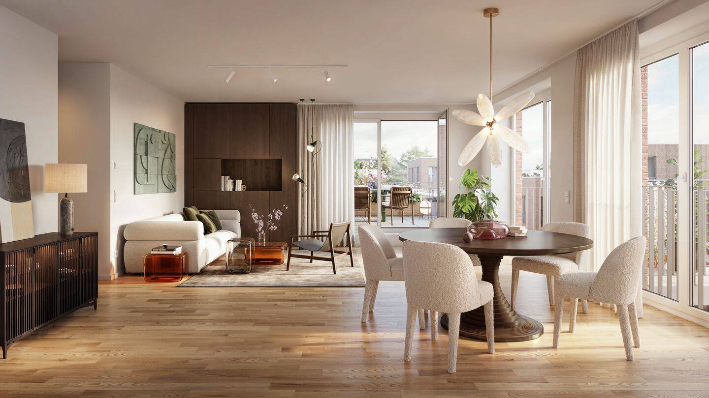 OPEN HOUSE Do., 27.8., 17-19 Uhr! Ottensen: 4 Zimmer, 2 Loggien & urban luxury über den Dächern – 22763 Hamburg – Vorschaubild 9