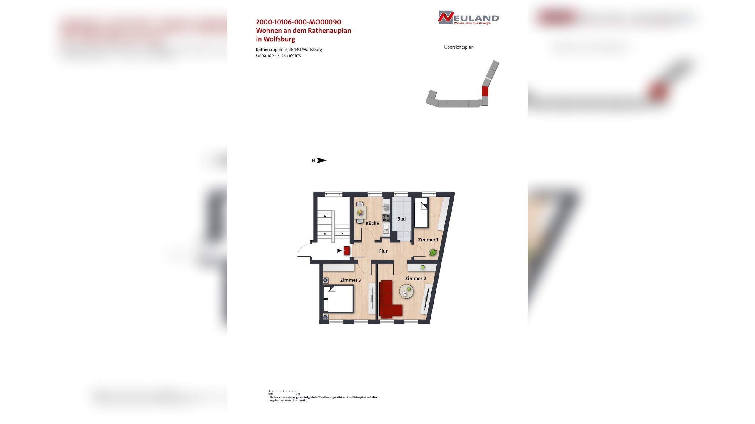 Wohnen in der Stadtmitte // 2.OG Rechts – 38440 Wolfsburg – Vorschaubild 6
