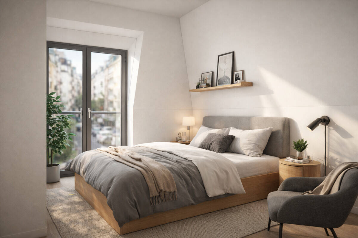 KfW 55 Effizienzhaus: SCHÖNEBERG: LUXUS Neubau: 3-Zi-DACHGESCHOSS, 71 m² + 2 Bäder + 2 TERRASSEN – 10965 Berlin – Vorschaubild 5