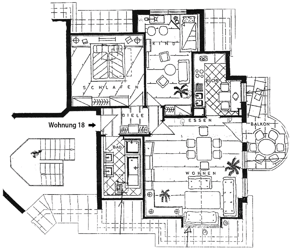 Hochwertig möblierte 3 Zimmer-Wohnung mit Balkon – direkt bezugsfertig! – 71263 Weil der Stadt – Vorschaubild 10