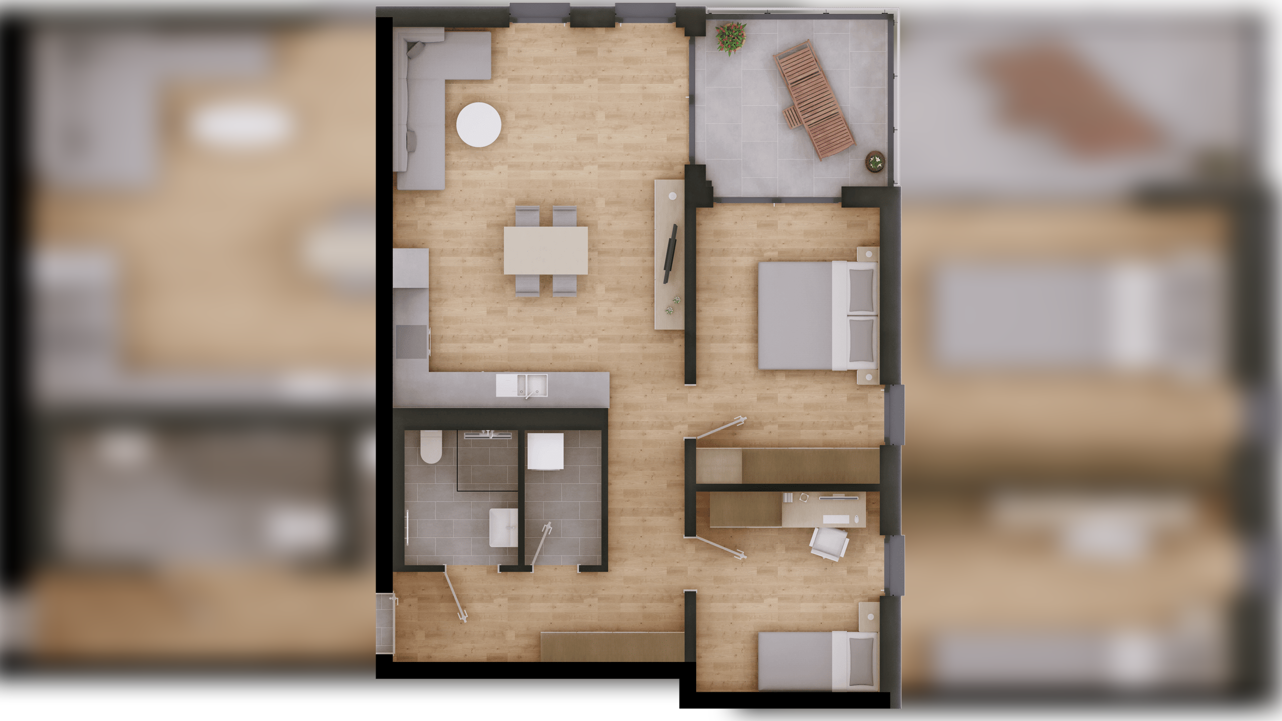 Moderne 3. Zimmer-Wohnung zur Miete – Erstbezug – 94447 Plattling – Vorschaubild 10