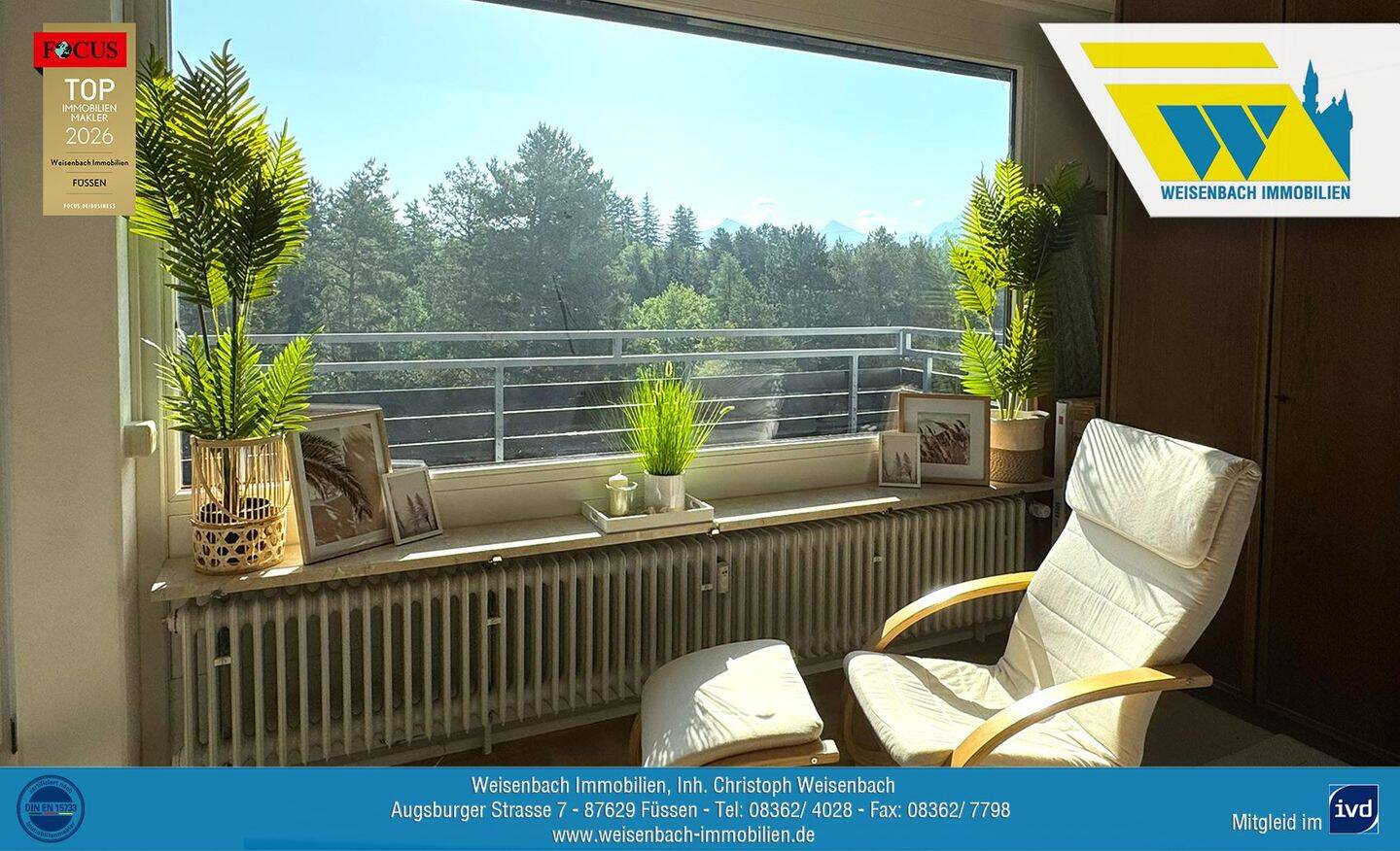 Wohnen, wo andere Urlaub machen – Möbliertes Apartment mit Wellnessbereich und Alpenblick in Füssen-Weißensee – 87629 Füssen – Vorschaubild 10