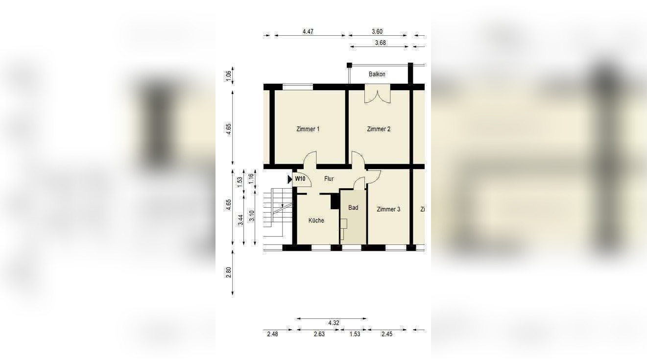 Altbauwohnungen saniert oder auch unsaniert zum Sofortbezug / gr. Balkone / hohe Räume – 10247 Berlin – Vorschaubild 9