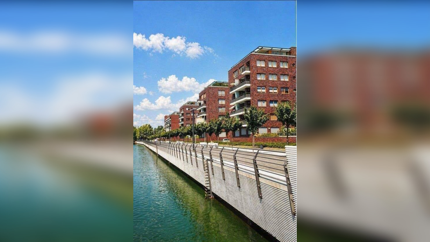 Balkon mit Wasserblick – 3 Zimmer mit Tageslichtbad, EBK inkl. Stellplatz – aktuell vermietet – 10317 Berlin – Vorschaubild 9