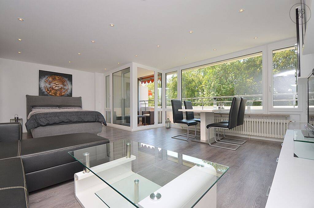Modern möblierte Wohnung mit Klimaanlage, Internet und TG-Stellplatz in Stuttgart Asemwald – 70599 Stuttgart – Vorschaubild 7