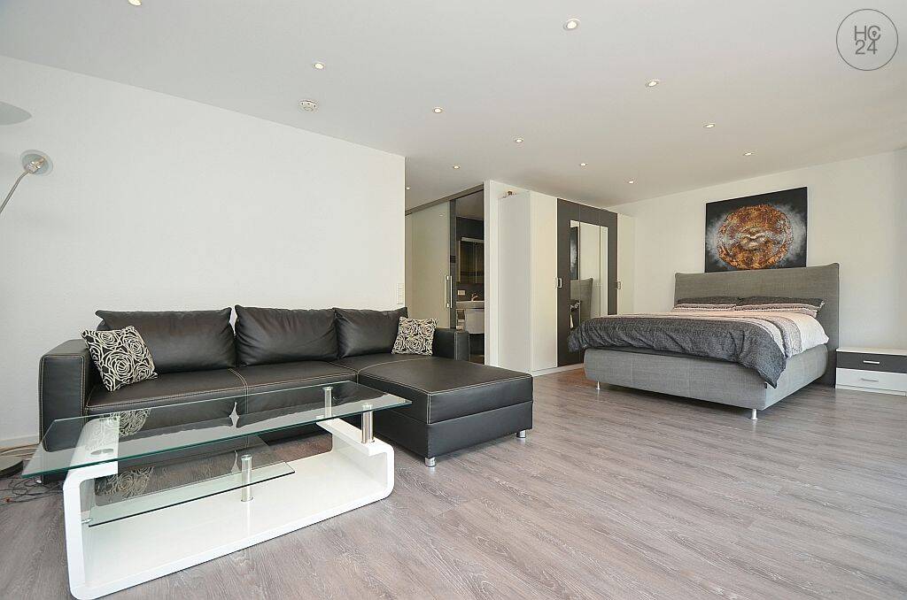 Modern möblierte Wohnung mit Klimaanlage, Internet und TG-Stellplatz in Stuttgart Asemwald – 70599 Stuttgart – Vorschaubild 9