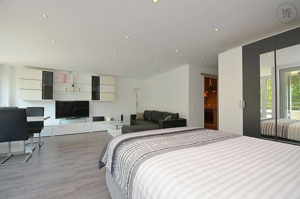 Modern möblierte Wohnung mit Klimaanlage, Internet und TG-Stellplatz in Stuttgart Asemwald – 70599 Stuttgart – Vorschaubild 11