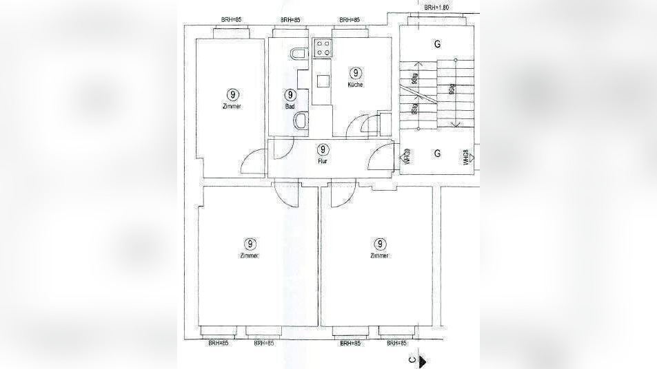 Jetzt sichern / Sofortbezug /Bezugsfreie 3-Zimmer-Wohnung mit Tageslichtbad in gefragter Lage nahe dem Boxhagener Platz – 10247 Berlin – Vorschaubild 2