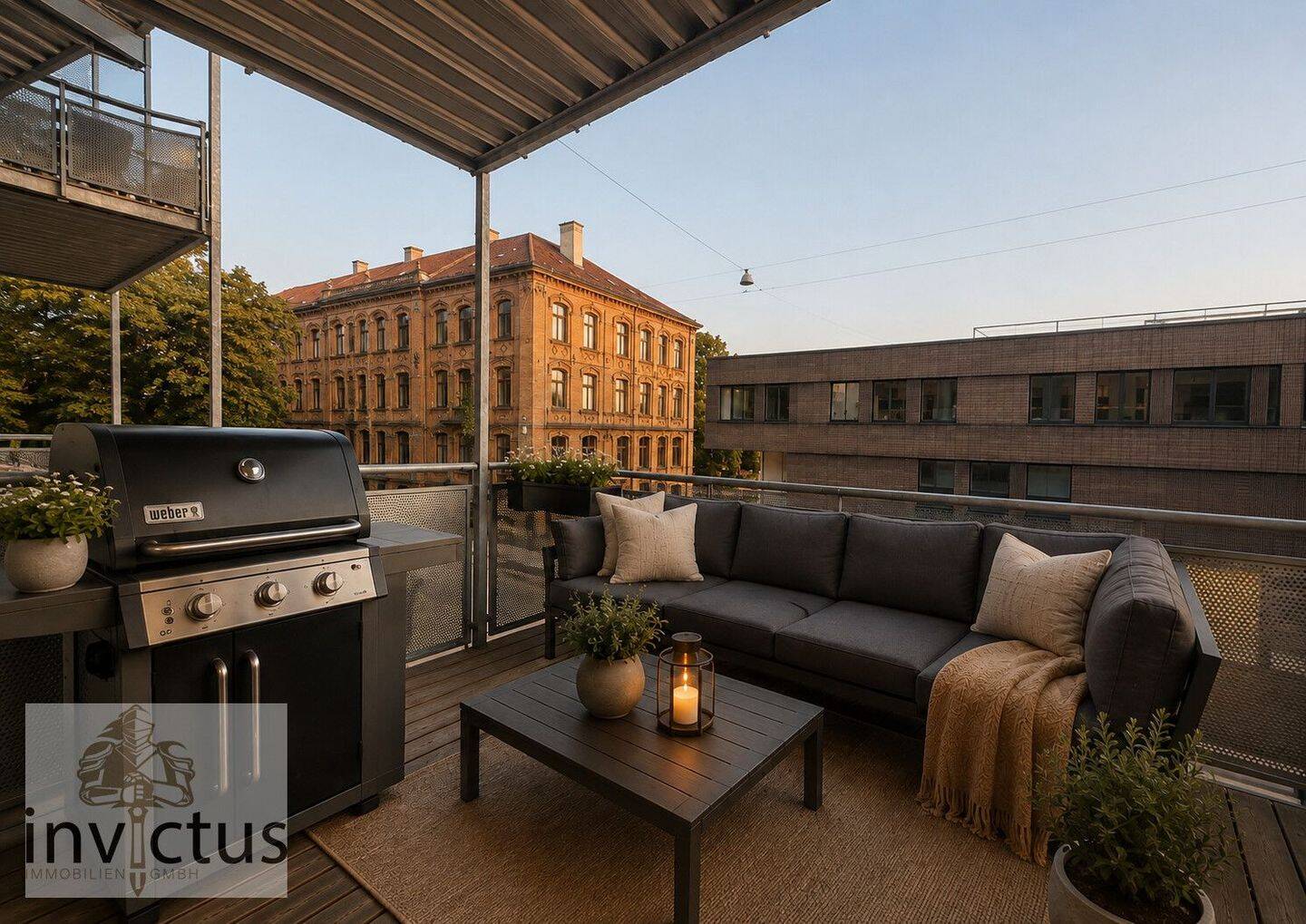 Stilvolle renovierte 2-Zimmer-Wohnung mit Balkon und Tiefgaragenstellplatz – 74080 Heilbronn – Vorschaubild 2