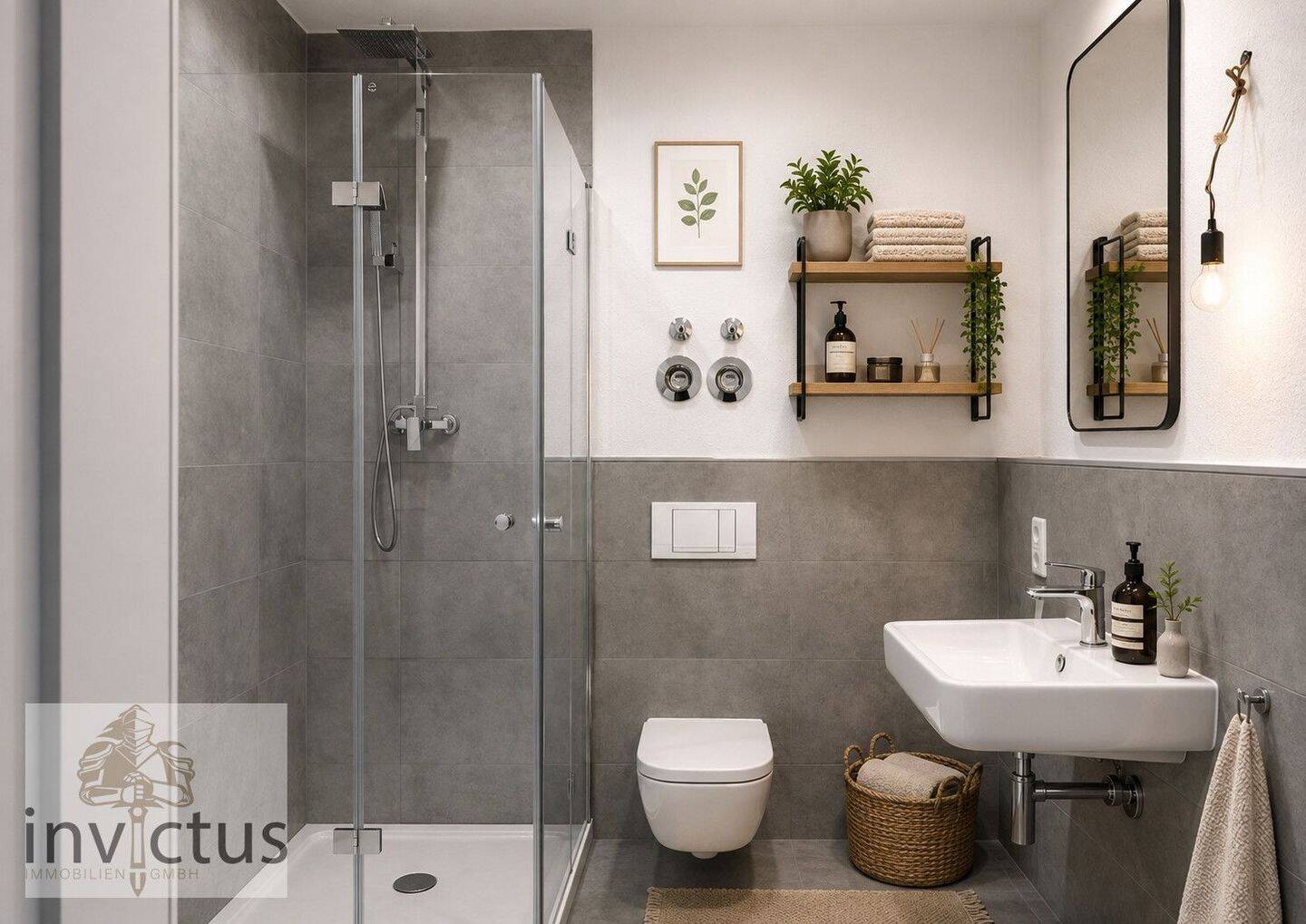 Stilvolle renovierte 2-Zimmer-Wohnung mit Balkon und Tiefgaragenstellplatz – 74080 Heilbronn – Vorschaubild 4
