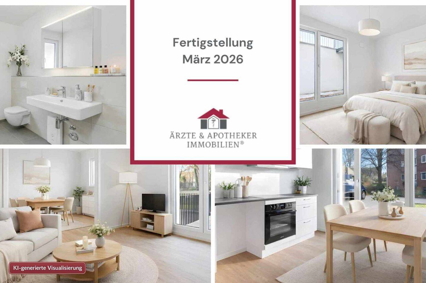 Großzügige Neubauwohnung mit Terrasse in Hamburg-Poppenbüttel – 22399 Hamburg – Vorschaubild 5