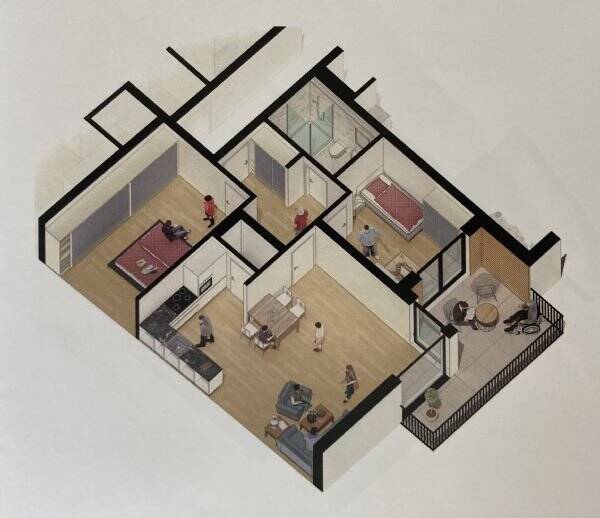 Moderne 3-Zimmer-Wohnung mit großer Terrasse in Irsch bei Saarburg – 54451 Irsch – Vorschaubild 4