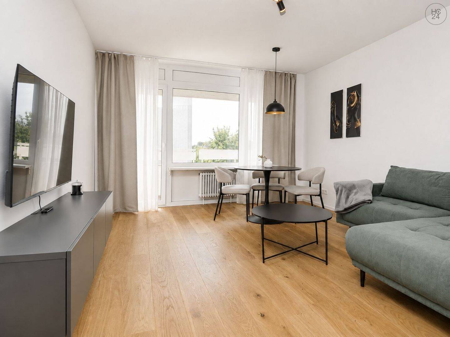Erstbezug: Stylishe möblierte 1-Zimmer Wohnung mit Balkon und Internet in Wiesbaden – 65187 Wiesbaden – Vorschaubild 2