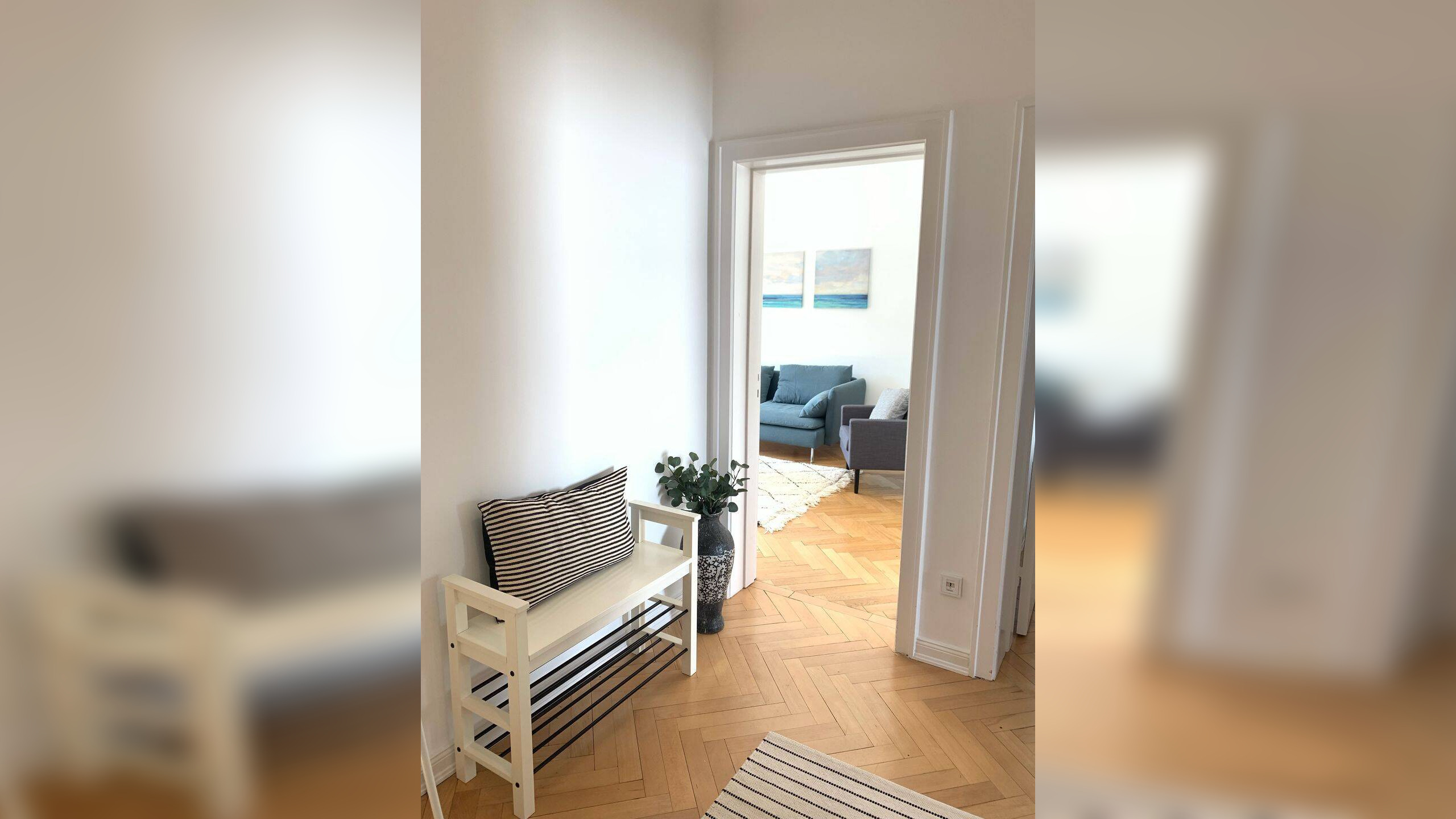 Harvestehude – Stilvoll möblierte helle 2,5 Zimmer Wohnung mit zwei Balkonen in der Parkallee – 20144 Hamburg – Vorschaubild 8