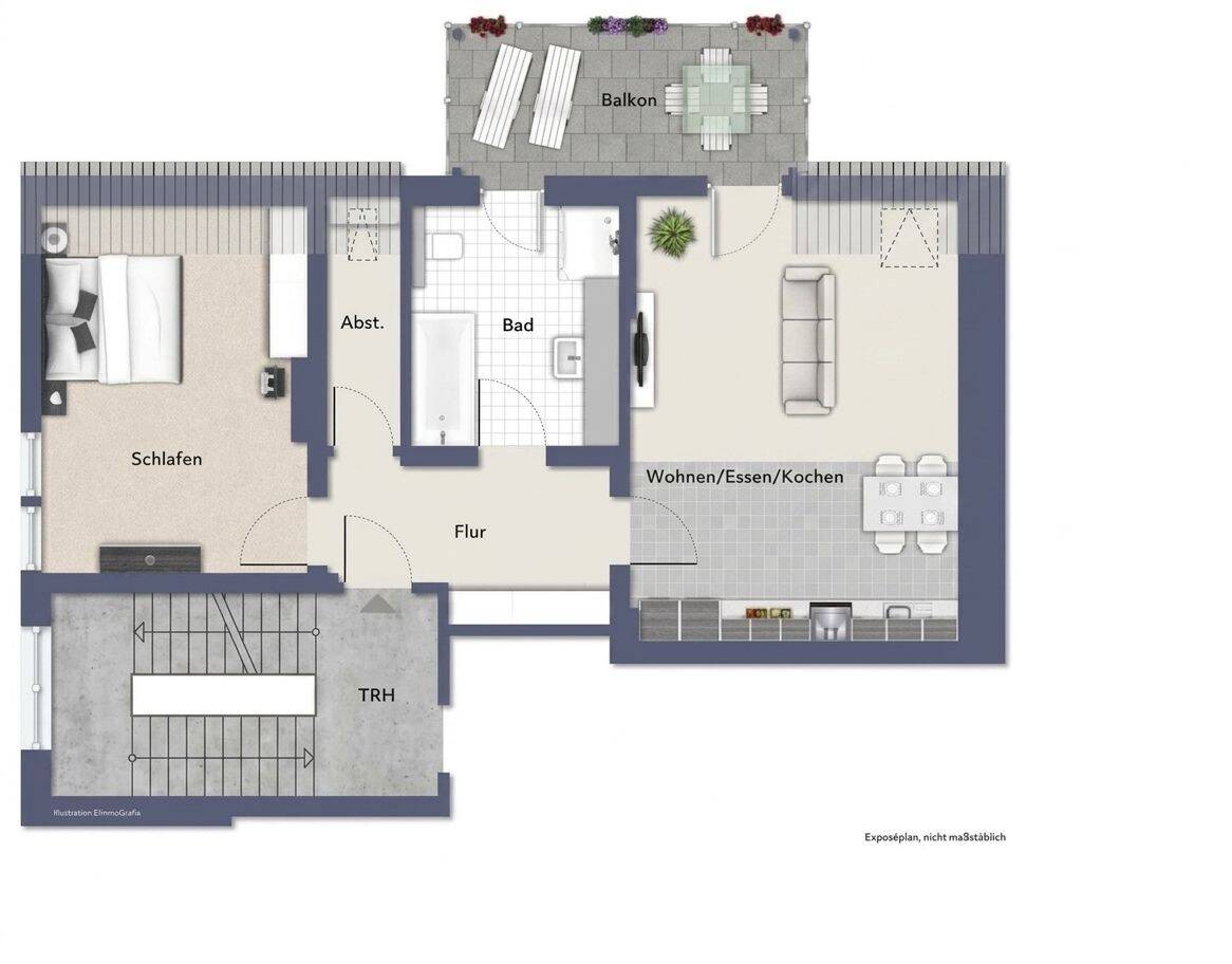 2-Zimmer-Juwel in kernsanierter Altstadtvilla – 36037 Fulda – Vorschaubild 6