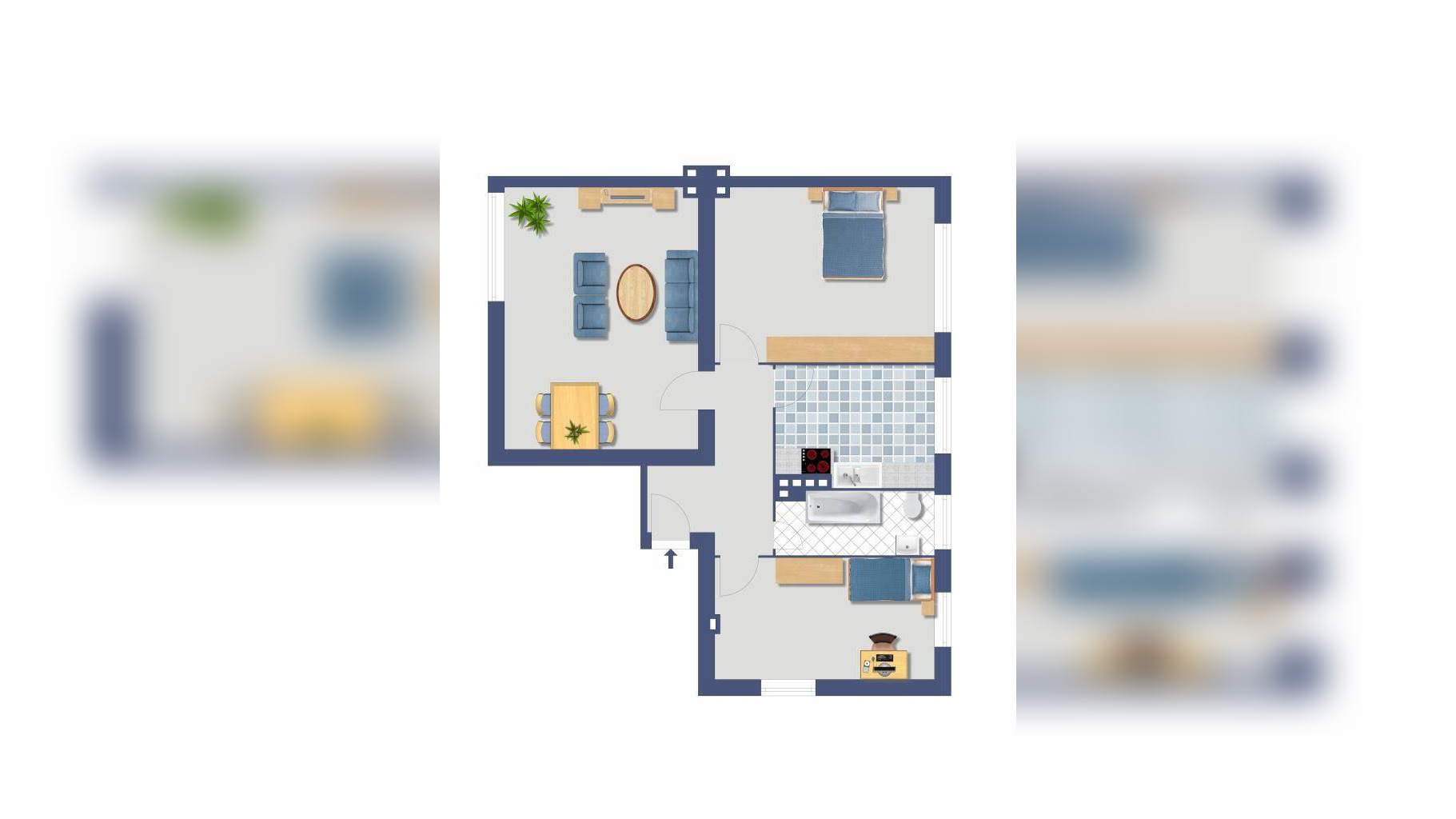 bezugsfreie 3-Zimmer-Wohnung – Jetzt Nebenkosten sparen! – 13509 Berlin – Vorschaubild 4